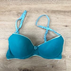 LEI Turquoise Blue Bra, Size 34B